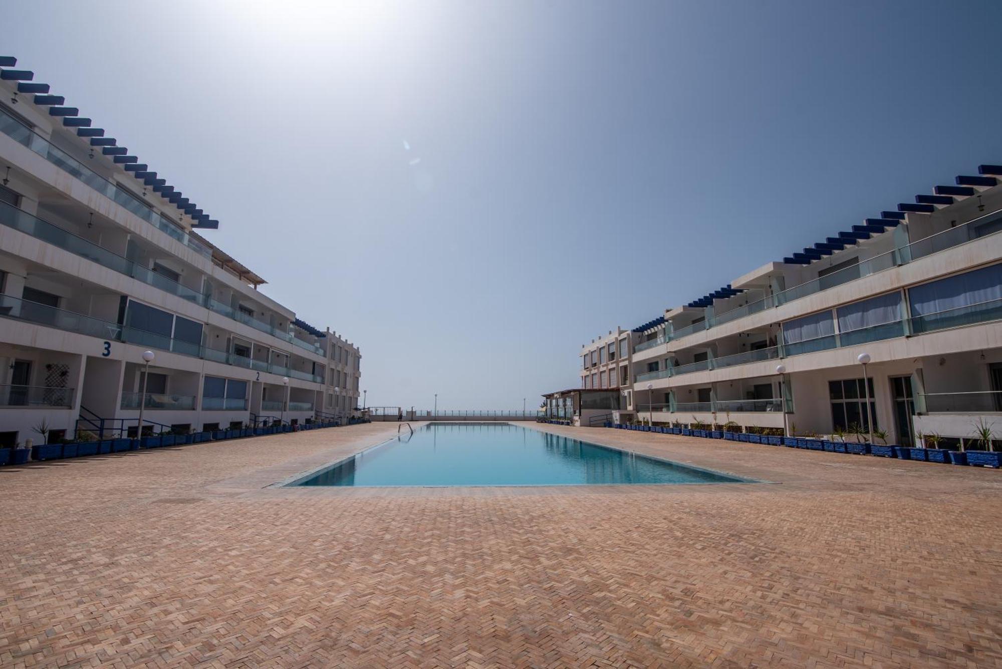 Appartement Pied Dans L'Eau Avec Piscine Aourir Extérieur photo